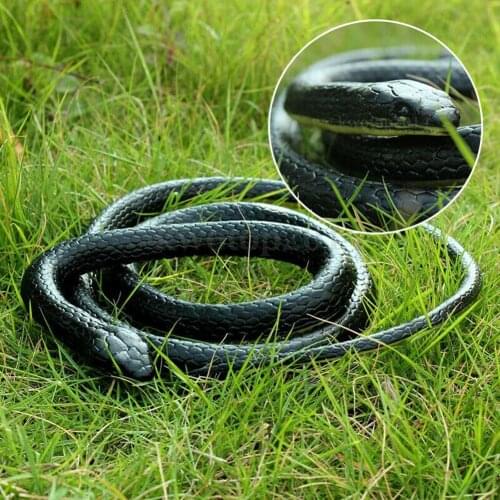 130cm Lifelike Realistic Fake Snake Toy Halloween April Fools Day Trick Prop