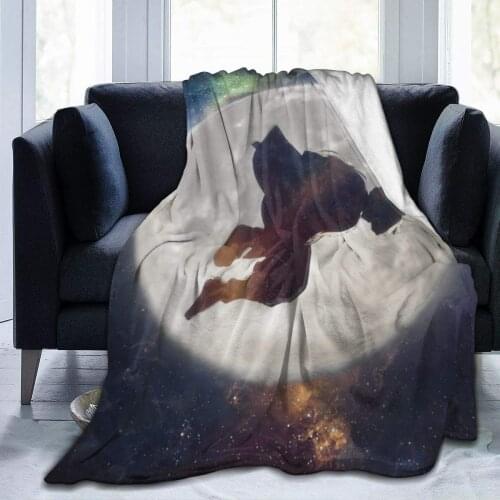 Luxury Fleece Fuzzy Blanket Demon Slayer Lightweight Throw Blanket Warm Bed Blanket Ultra-Soft Cozy Microfiber Blanket Fleece