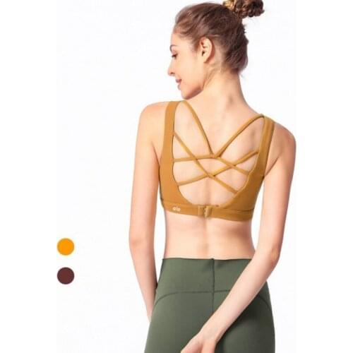 Alo Sports Bra Crop Top Fitness Women Sportswear Feminine Sport Top Bras Fitness Gym Female Underwear Running Push Up -40