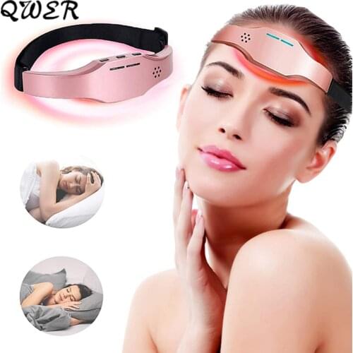 Smart Sleep Head Massager Wireless Electric Sleep Instrument Improve Insomnia Therapy Device Relieving Headache Brain Relaxation