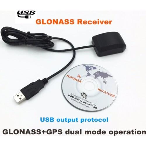 USB GPS GLONASS receiver antenna,USB output 0183NMEA, GPS data acquisition replacement BU353s4