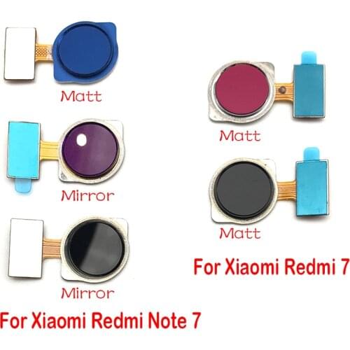 For Xiaomi Redmi Note 7 / Redmi 7 Home Button FingerPrint Touch ID Sensor Flex Cable Ribbon Replacement Parts