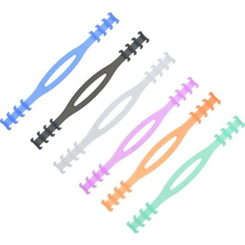 10Pcs Silicone Mask Hook Buckle Strap Anti-Tight Ear Protector Face Guard Holder Q1QA