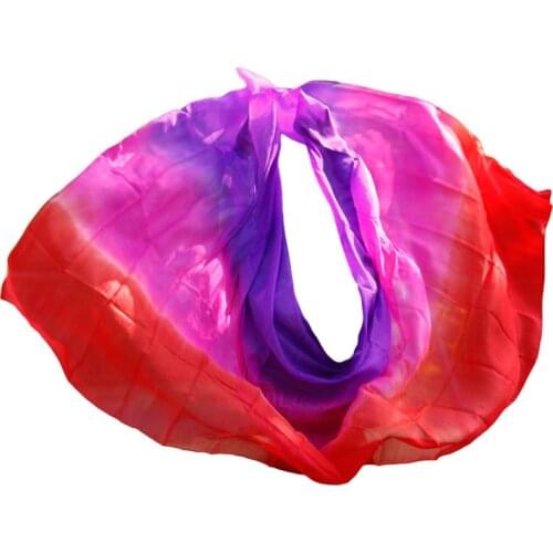 100% Silk Belly dance veils Performance Veil Dance Scarf Women Veil Bellydance wholesale Size and color can be customized