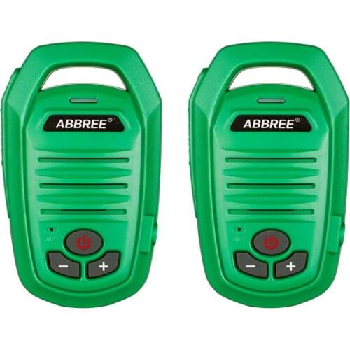 2Pcs Abbree AR-639 Mini Walkie Talkie Radio handfree free license FRS GMRS VOX kid two Way Radio Transceiver Gift Comunicador