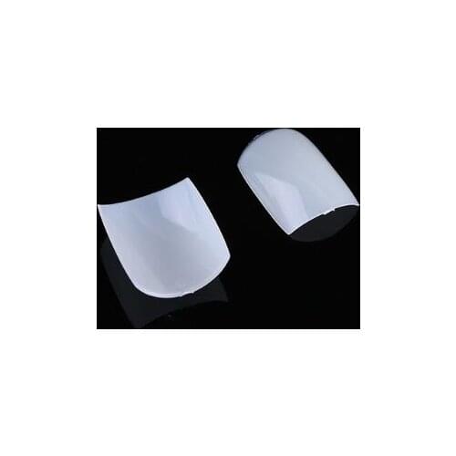 2021 New 500Pcs Transparent Design French False Acrylic UV Gel Foot Toe Nail Art Tips