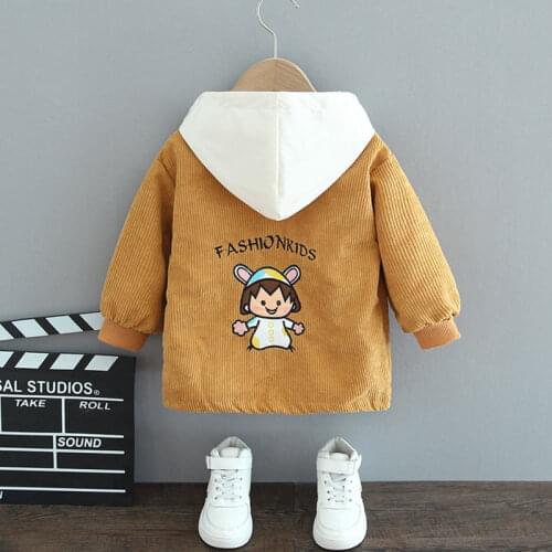 2021 Spring Autumn Childrens Clothing Cartoon Jacket Boys Girls Baby Outing Windbreaker Children Zipper Cardigan High Qualit