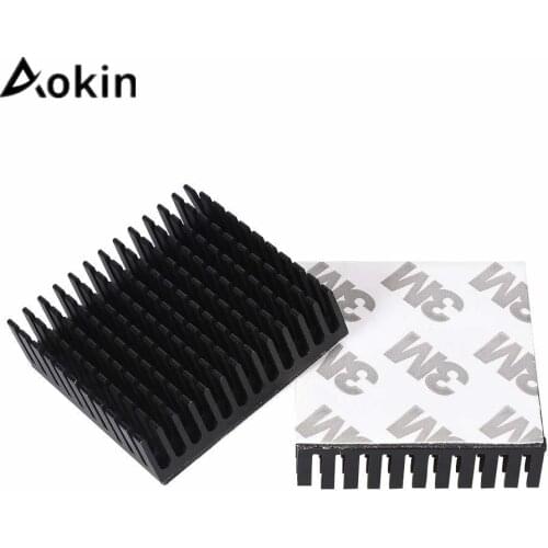 Aokin NEMA 17 Damper Meal & Rubber Stepper Motor Vibration Damper Imported Genuine Shock Absorber Heat Sink For 42 Stepper Motor