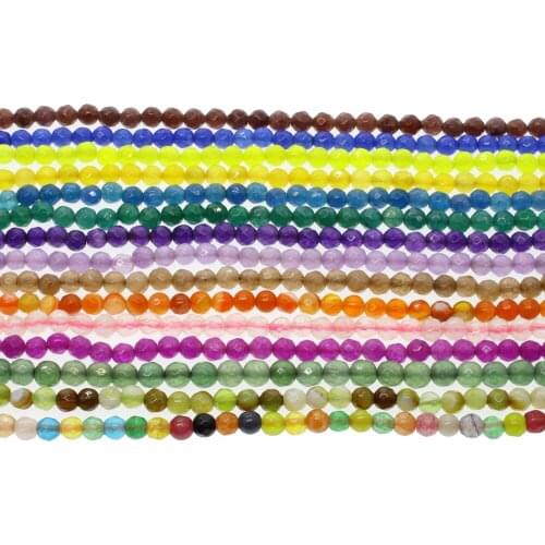 Natural Stone 4mm Beads Faceted Beads Jewelry and Jewelry Making DIY Necklaces Bracelets Earrings Fashion Accessories