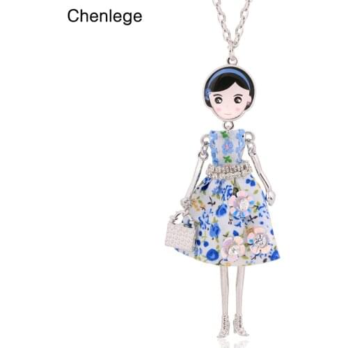 Chenlege fashion women long necklaces 2017 new arrival pendants big necklace female charms jewelry accessories