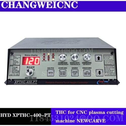 CNC plasma flame automatic cutting machine XPTHC-400-PT built-in 4H CNC plasma cutting machine arc voltage height regulator