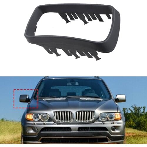 For -BMW E53 X5 2000 2001 2002 2003 2004 2005 2006 Passenger Right Side Mirror Cover Cap Trim Ring Frame 51168254904