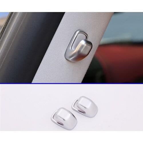 For Maserati Levante 2016 Car Styling ABS Chrome B Pillar Cover Trim Sticker Accessories