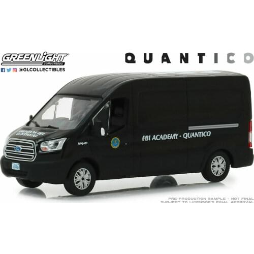GreenLight 1:43 Academy 2015 Ford Transit Van boutique alloy car toys for children Model original box