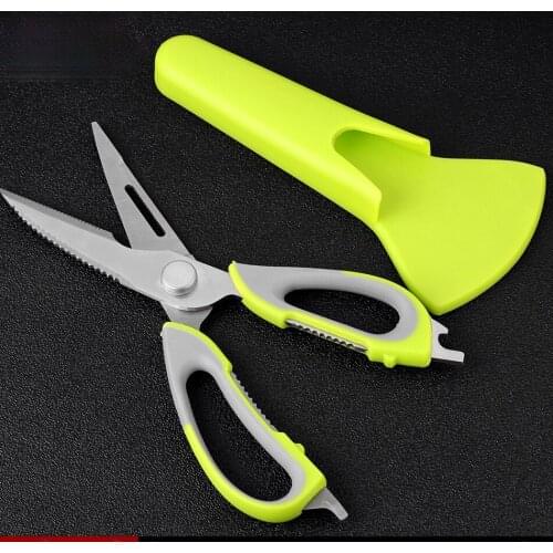 Kitchen Scissors Magnetic Knife Seat Removable Stainless Steel Scissors For Fish Chicken Shears Cooking New
