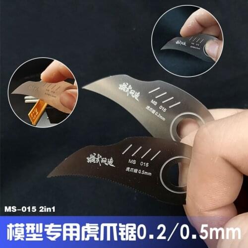 Model details Transformation Cutting Mini hand saw 0.2/0.5MM 2 in 1