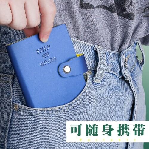 A7 Mini Notebook Portable PU Soft Copy Notepad Students Pocket Hand Account Book