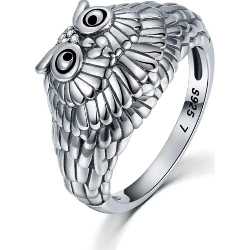 GW Fashion Jewellery Animal Rings 925 Sterling Silver Ring Of Crystal Jewelry Finger Ring Wholesale RIPY033H20