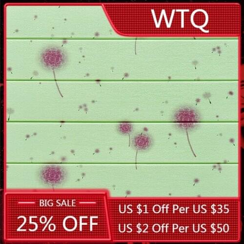 Wall Sticker DIY 3D paper Marble Sticker Waterproof Stickers Wall Papers Home decor Kids Room 3D Self-Adhesive Wallpaper Brick