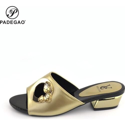 2020 New Mid Heels Women Slippers Sexy Summer Slides Beach Shoes Sandales Femme Size 38-43