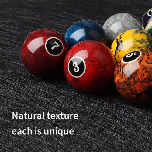 New Dream Billiards Black Eight American Large 57mm Billiards 16 Color Black Eight Billiards