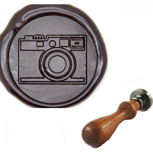 Retro Camera Wax Seal Stamp, Great for Embellishment of Envelopes, Invitations, Wine Packages, Greeting Cards, etc