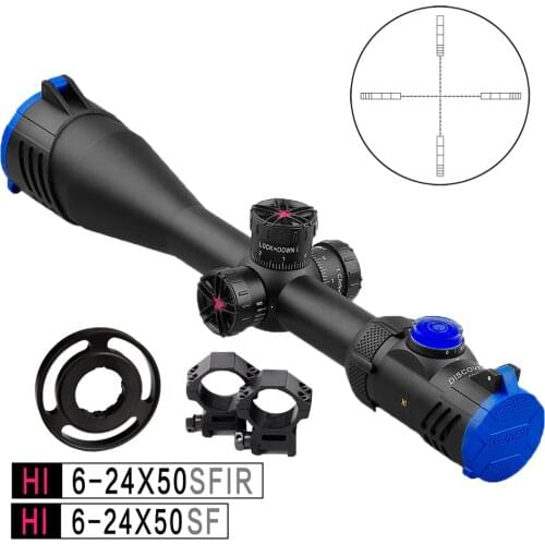 HI 6-24X50 SF Rifle Scope Air Gun Hunting Optics Sights Discovery Long Range with Illumination