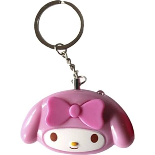 Cute Mini Self Defense Keychain Alarm Super Loud Personal Security Alarm Anti-Attack Emergency Alarm Keyring For Women Kids