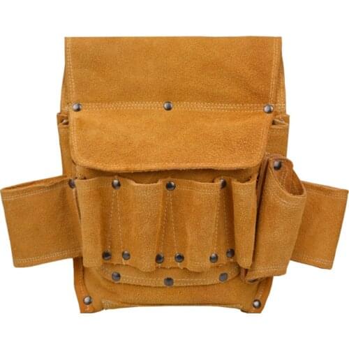 Electrician Wera Tools Bag Hardware Organizer Leather Tool Bag Belt Practical Storage Borsa Attrezzi Tools Packaging DI50GJB