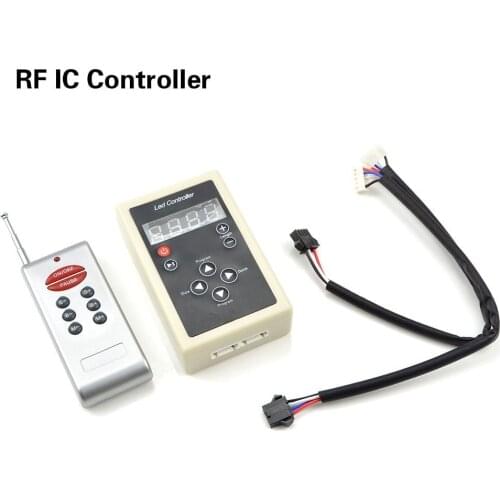 LED Pixel RGB Controller RF8Keys Remote Controller JM-RF-HC DC12-24V 1024IC Points Full Color LED Controller 3 Years Warranties