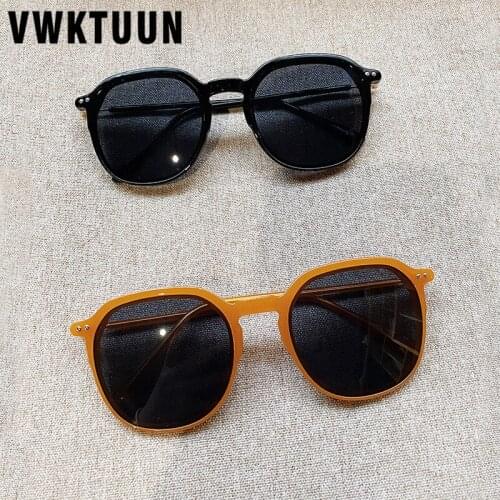 VWKTUUN Sunglasses Women 2020 Square Shades UV400 Glasses Driving Sunglasses For Women Rivet Frame Candy Color Sun glasses