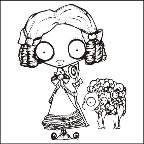 10x8 cool girl Transparent Clear Rubber Stamp Sheet Cling Scrapbooking Photo Album PaperCard DIY Craft