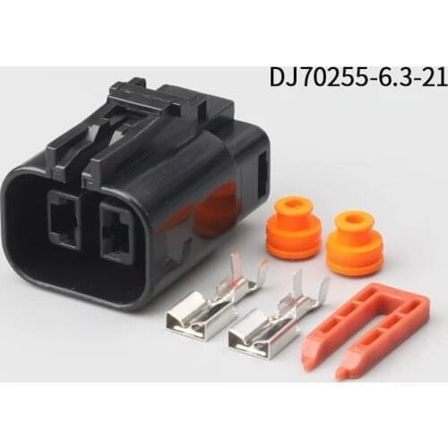 7122-6224-40 500sets 2Pin 6.3mm female Auto Motorcycle Electronic Wiring Connector for AUdi,VW,BMW, Honda,Toyota DJ70255-6.3-11