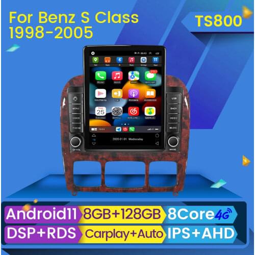 2+32G HD 9.7 INCH NEW Tesla Style Vertical Android Car Radio for Benz S Class W220 S280 S320 S350 S400 S430 S500 S600 S55 AMG