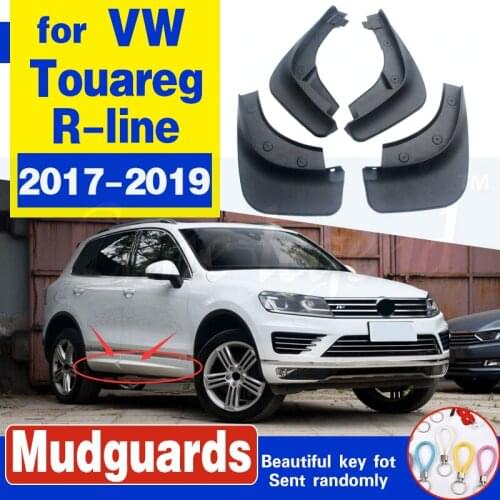 Car Accessories Fender Flares Mud Flaps Mudguards Splash Guards Mudflaps for Volkswagen VW Touareg R-line 2017 2018 2019