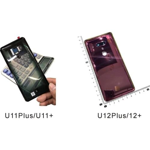 For HTC U11 Plus U11+ Back Cover Door Rear Glass Housing Case For HTC U12 Plus U12+ Battery Cover With Camera Lens