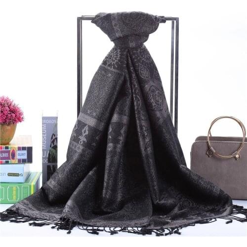 CZHCQQ High Quality Fashion Woman Boho Striped Scarf Femme bohemian luxury Flowers Free Shiping 2018 fashion