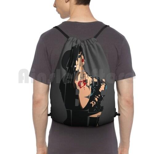 Dr. Frank N. Furter Backpack Drawstring Bags Gym Bag Waterproof Dr Frank N Furter Trhps Horror The Horror Picture Show