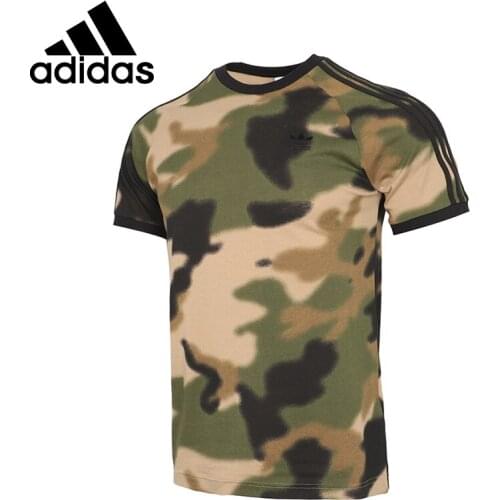 Original New Arrival Adidas Originals CAMO AOP CALI T Mens T-shirts short sleeve Sportswear