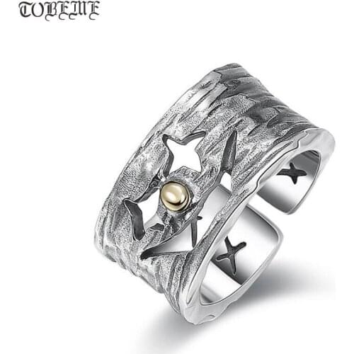 Handcrafted 100% 925 Silver Funning Ring Thailand 925 Sterling Silver Ring Vintage Silver Lovers Ring resizable