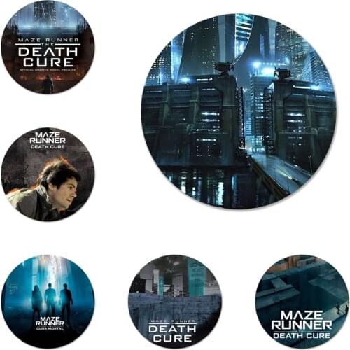 Maze Runner The Death Cure Badge Brooch Pin Accessories For Clothes Backpack Decoration gift