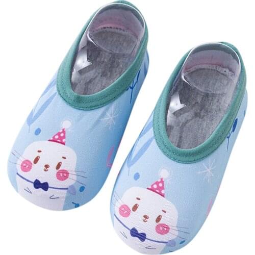 TELOTUNY Baby Kids Boys Girls Cartoon The Floor Socks Barefoot Aqua Socks Non-Slip Cotton Thin Summer children Toddler socks