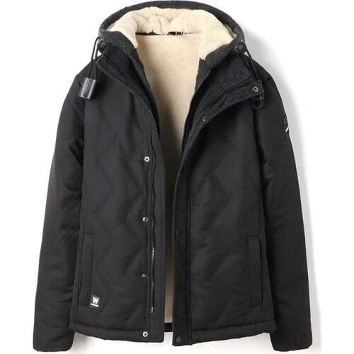 NEW 2018 Winter Thick Jacket men hooded Parka