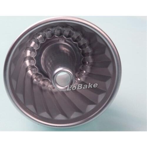 Latest 6 inches anodising aluminium alloy hollow angel pumpkin design convex cake mould candy molds baking tools for cakes