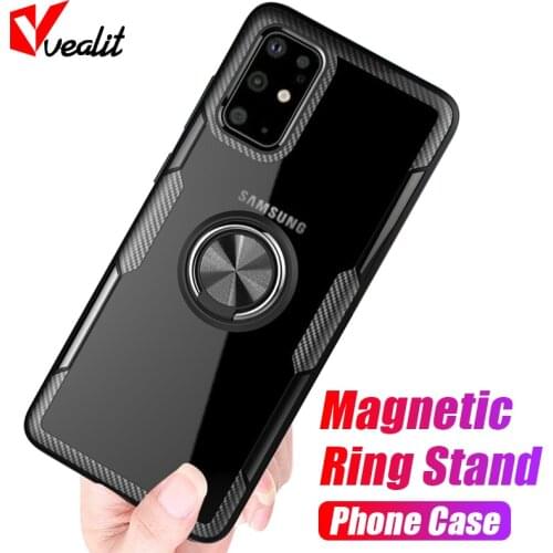 Shockproof Case For Samsung Galaxy A71 A51 S21 S20 S10 S9 Plus Note 9 10 20 Ultra A50 S20 FE S10e Ring Holder Magnet Back Cover