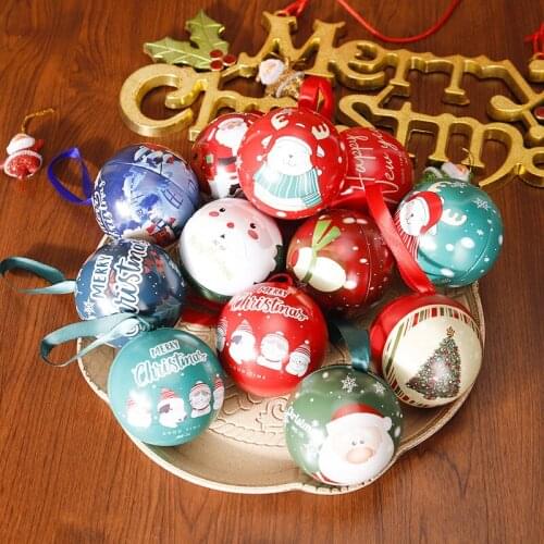 Christmas Gift 25mm Empty Round Ball Eyelashes Box False Eyelashes Packaging Case With Plastic Trays Makeup Cosmetic Container