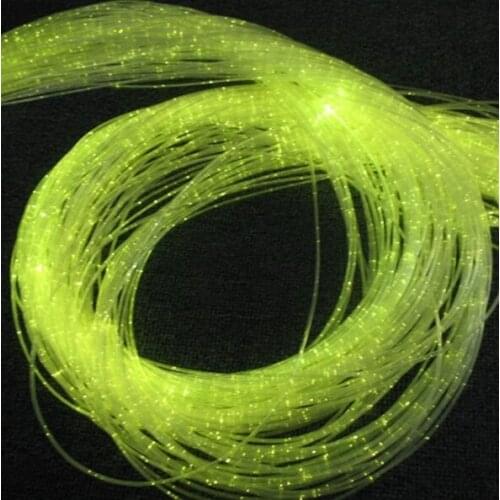 [Seven Neon]free DHL shipping 1mm diameter 1500meters/roll PMMA fiber optic cable point glow for engie decoration lighting