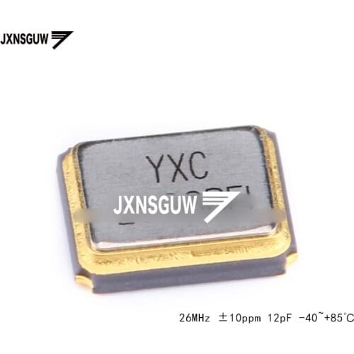 10PCS 3225 SMD passive crystal oscillator/YSX321SL 26MHz 10ppm 12pF X322526MOB4SI 4 foot