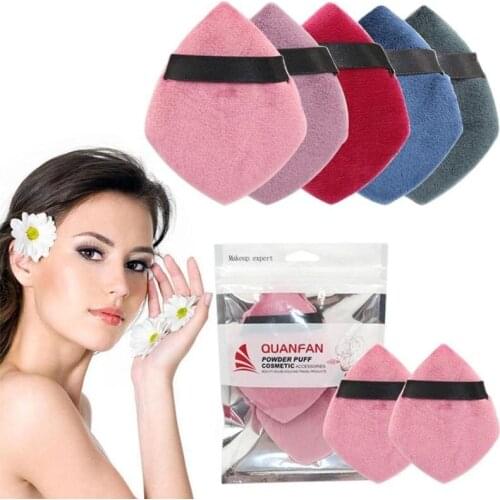 2pcs/pack Makeup Puff Portable Soft Sponge Blendiful Puffs Powder Puff Loose Powder Foundation Puff For Facial Cosmetic Tools