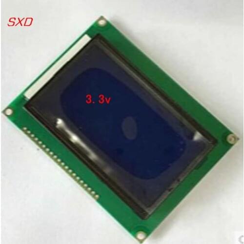 3pcs 3.3V LCD12864 LCD 12864 blue screen with backlight LCD 12864-3.3V ST7920